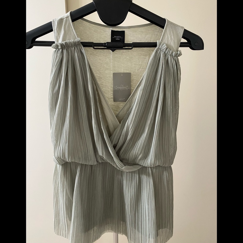 Delletta draped tank.  Anthropologie.  New with tags.